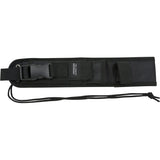 Tanto Fixed Blade Knife Black Tactical Fighter w/Sheath - 8Cr13