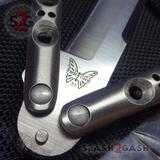 The ONE Butterfly Knife Small 7" Channel Balisong w/ Clip - Tanto 31 (clone) Stainless Steel SS Keen Blades