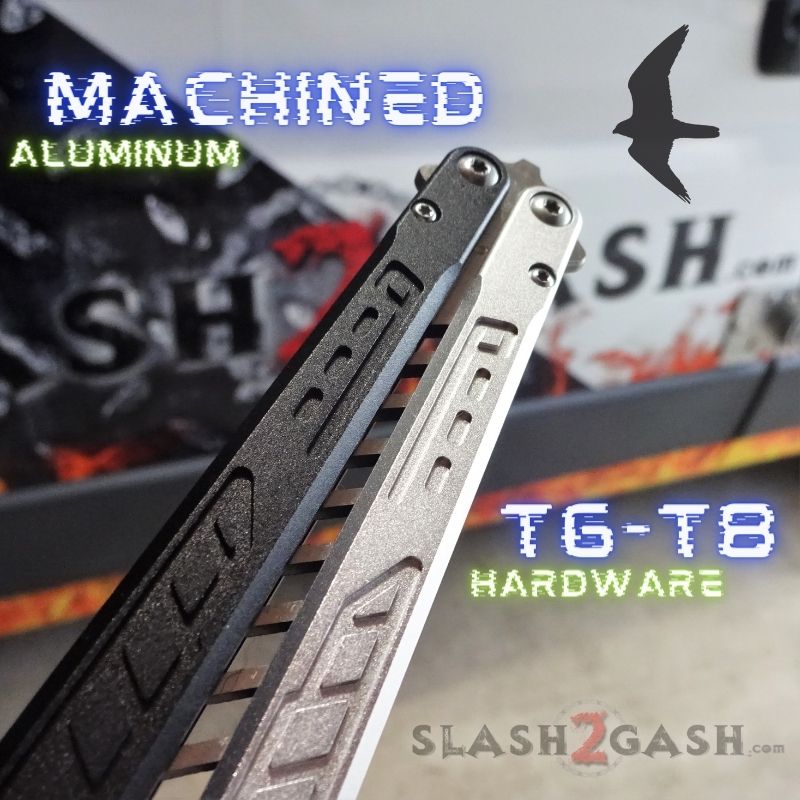 TheONE Channel Balisong FALCON Butterfly Knife w/ Zen Pins