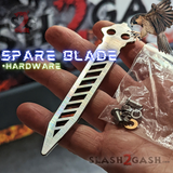The ONE Channel Balisong FALCON Butterfly Knife w/ Zen Pins - ORIGINAL design Spare Training Blade Hardware