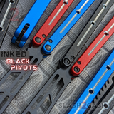 TheONE Channel Balisong KRAKEN clone w/ Black Hardware - Trainer INKED