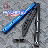 TheONE Channel Balisong KRAKEN clone w/ Black Hardware - Trainer INKED