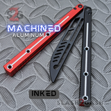 TheONE Channel Balisong KRAKEN clone w/ Black Hardware - Trainer INKED