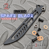 TheONE Channel Balisong KRAKEN clone w/ Black Hardware - Trainer INKED