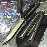 The ONE Channel Balisong KRAKEN (clone) Butterfly Knife w/ Bushings - Black krake laken Bowie