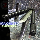 The ONE Channel Balisong KRAKEN (clone) Butterfly Knife w/ Bushings - Black krake laken Tanto
