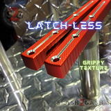 The ONE Channel Balisong KRAKEN (clone) Butterfly Knife w/ Bushings - Red krake laken