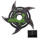 Zombie Throwing Star Undead Z-Hunter Shuriken 5 Point - Blood Splatter