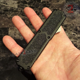 Titan OTF Automatic Knife Black Handle Dual Action Switchblade Knives - TAIWAN upgraded