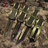 Titan OTF Knife D/A Camo Automatic Switchblade TAIWAN - upgraded