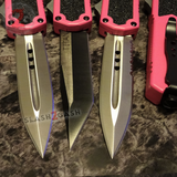 Taiwan Titan OTF D/A Pink Automatic Knife Switchblade - upgraded Dual Action out-the-front knives slash 2 gash