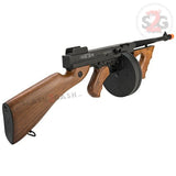 Thompson 1928 Chicago Typewriter Full Metal SMG Sub Machine Tommy Gun AEG Airsoft Rifle Slash2Gash S2G