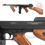 Thompson 1928 Chicago Typewriter Full Metal SMG Sub Machine Tommy Gun AEG Airsoft Rifle