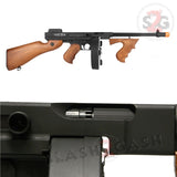 Thompson 1928 Chicago Typewriter Full Metal SMG Sub Machine Tommy Gun AEG Airsoft Rifle
