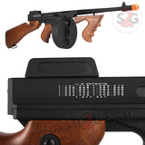 Thompson 1928 Chicago Typewriter Full Metal SMG Sub Machine Tommy Gun AEG Airsoft Rifle