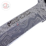 Twist Butterfly Knife Drop Point Balisong - Black Damascus M-Tech Darrel Ralph