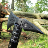 USMC Marines Elite Tactical Tomahawk Throwing Axe w/ Survival Kit M-X001 Officially Licensed