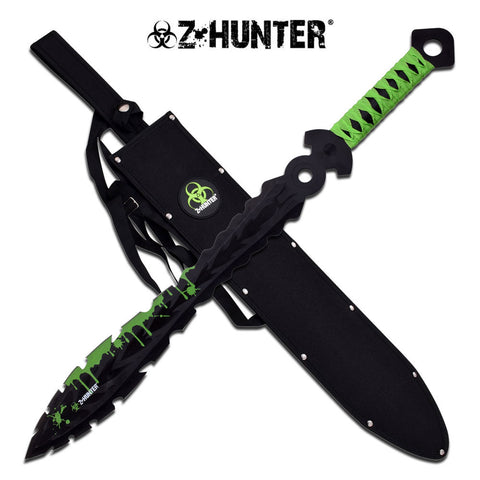 25" Z HUNTER Dual Edged Short Sword Machete - FULL TANG