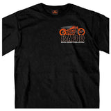 Back Off Bone Middle Finger T-Shirt BADD Bikers Against Dumb Drivers GMD1453