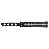 Butterfly Knife TRAINER Dull Balisong w/ Spring Latch - Grey