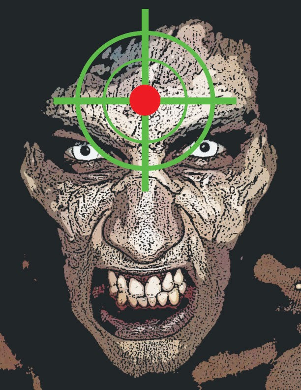 Zombie 36 Blowgun .40 cal LOADED w/ 30 Darts - Zombie Green