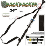 Backpacker 24" Blowguns .40 Caliber Breakdown w/ Nylon Case - 3PC Black - Avenger Blowguns USA