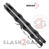 Boker Kalashnikov Automatic Conversion Knife - Drop Point Bead Blasted Switchblade AK47 AK74