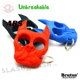 Brutus the Bulldog Self Defense Keychain ABS Knuckles - Unbreakable Punchy Puppy 12 colors