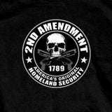 Hot Leathers 2nd Amendment Double Sided T-Shirt Homeland Security