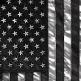 Hot Leathers Jumbo Black and White Flag T-Shirt NEW American Flag