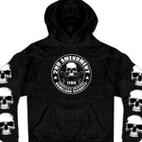 Hot Leathers 2nd Amendment Hooded Sweatshirt Pull Over Hoodie