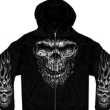 Hot Leathers Shredder Skull Hooded Sweatshirt Custom slash2gash