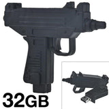 Machine Gun Shaped USB Flash Drive 2.0 Pistol, Rifle, AK, Uzi 16gb / 32gb