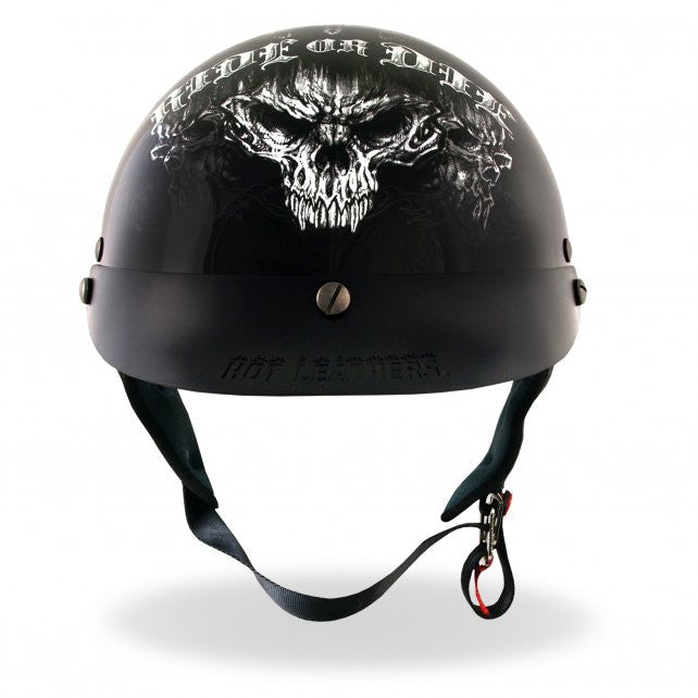 black motorcycle helmet hot heat Leathers D.O.T. Biker For Life Gloss Finish The Hot Leathers T68 Dreamtime Agv K3 Rossi tag along option:Red + Polypropylene