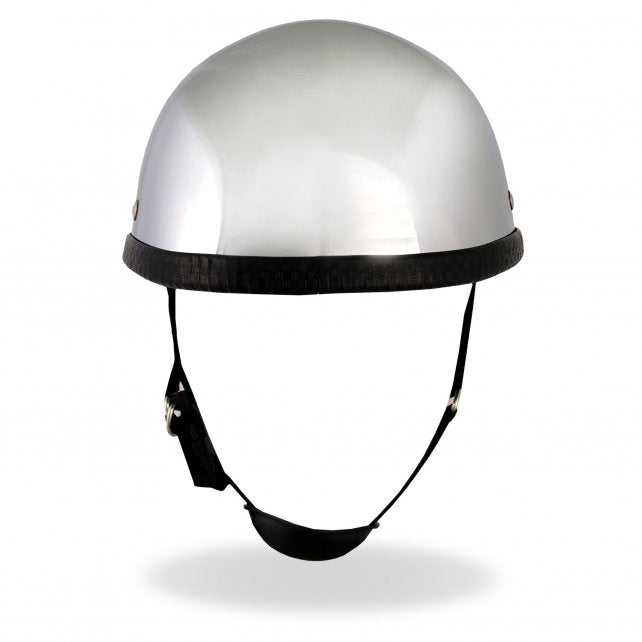 chrome half helmet motorcycle Hot Leathers Eagle Style Chrome Low Profile Novelty Helmet – Slash2Gash