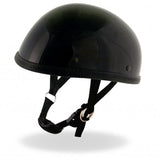 Hot Leathers Eagle Style Gloss Black Low Profile Novelty Helmet Shiny