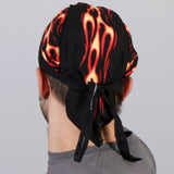 Hot Leathers Flames Headwrap Premium Motorcycle Durag