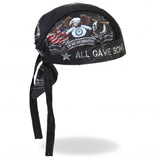 Hot Leathers All Gave Some Headwrap Premium POW Military Biker Du-Rag