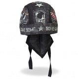 Hot Leathers All Gave Some Headwrap Premium POW Military Biker Du-Rag
