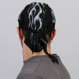 Hot Leathers Bad Scratch Headwrap Winged Skull Premium Biker Du-Rag