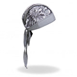Hot Leathers Indian Chief Premium Headwrap Skull Headdress Biker Du-Rag