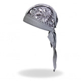 Hot Leathers Indian Chief Premium Headwrap Skull Headdress Biker Du-Rag