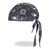 Hot Leathers Skull Paisley Premium Headwrap Biker Crossbones Du-Rag Doo Rag Cap