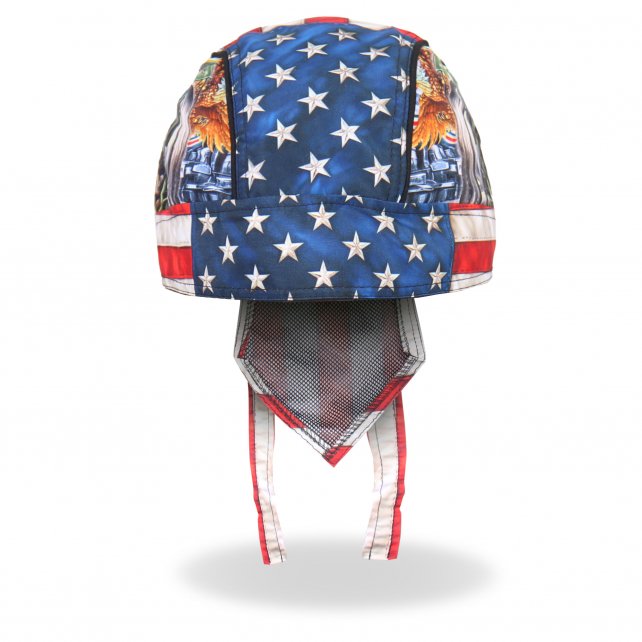 Hot Leathers Uncle Sam Racer Headwrap American Flag Premium Biker Dura – Slash2Gash