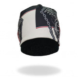 Hot Leathers Sublimated Rough Cut Ride or Die Reaper Beanie 3D Art