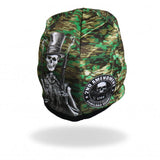 Hot Leathers Sublimated Stovepipe Shotgun Camo Skull Beanie 3D Art