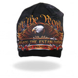 Hot Leathers Sublimated We The People Eagle Beanie 3D Art