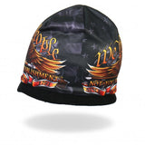 Hot Leathers Sublimated We The People Eagle Beanie 3D Art