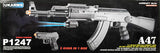 UKARMS Tactical AK47 RIS Spring Powered Airsoft Gun w/ Spring Pistol