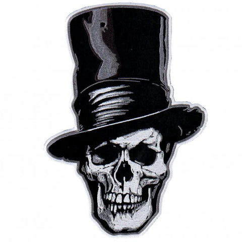Hot Leathers Stovepipe Patch Skull & Tophat